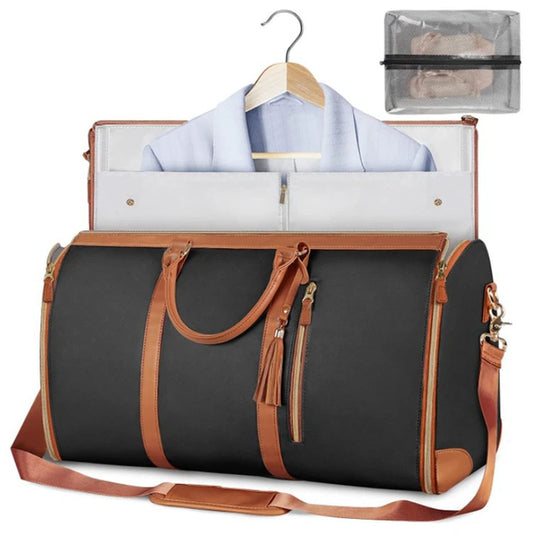 Large Capacity Travel Duffle Bag Women'S Handbag Folding Suitbag Waterproof Clothes Totes